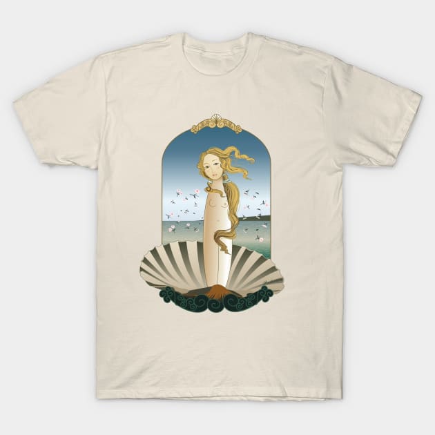 Kokeshi Venus T-Shirt by Pendientera